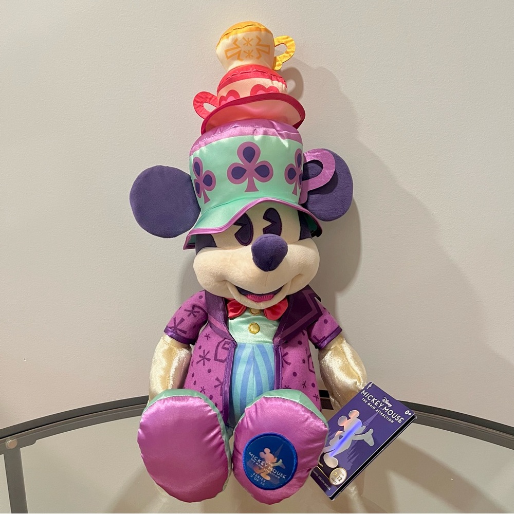 NEW The Main Attraction Disney Series 3/12 The Mad Tea Party Mickey Mouse Plush